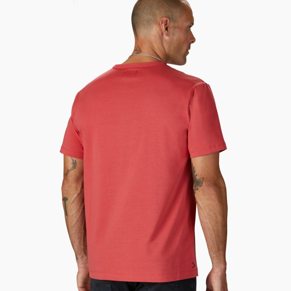 Cuts Clothing Rival tee (CUTS Print) - Poinsettia - Picture 4 of 6